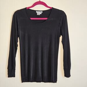 Winter Silks Long Sleeve Base Layer, Women's, Black, Sz S